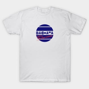 Bachata dominicana, Dominican Bachata in red blue T-Shirt